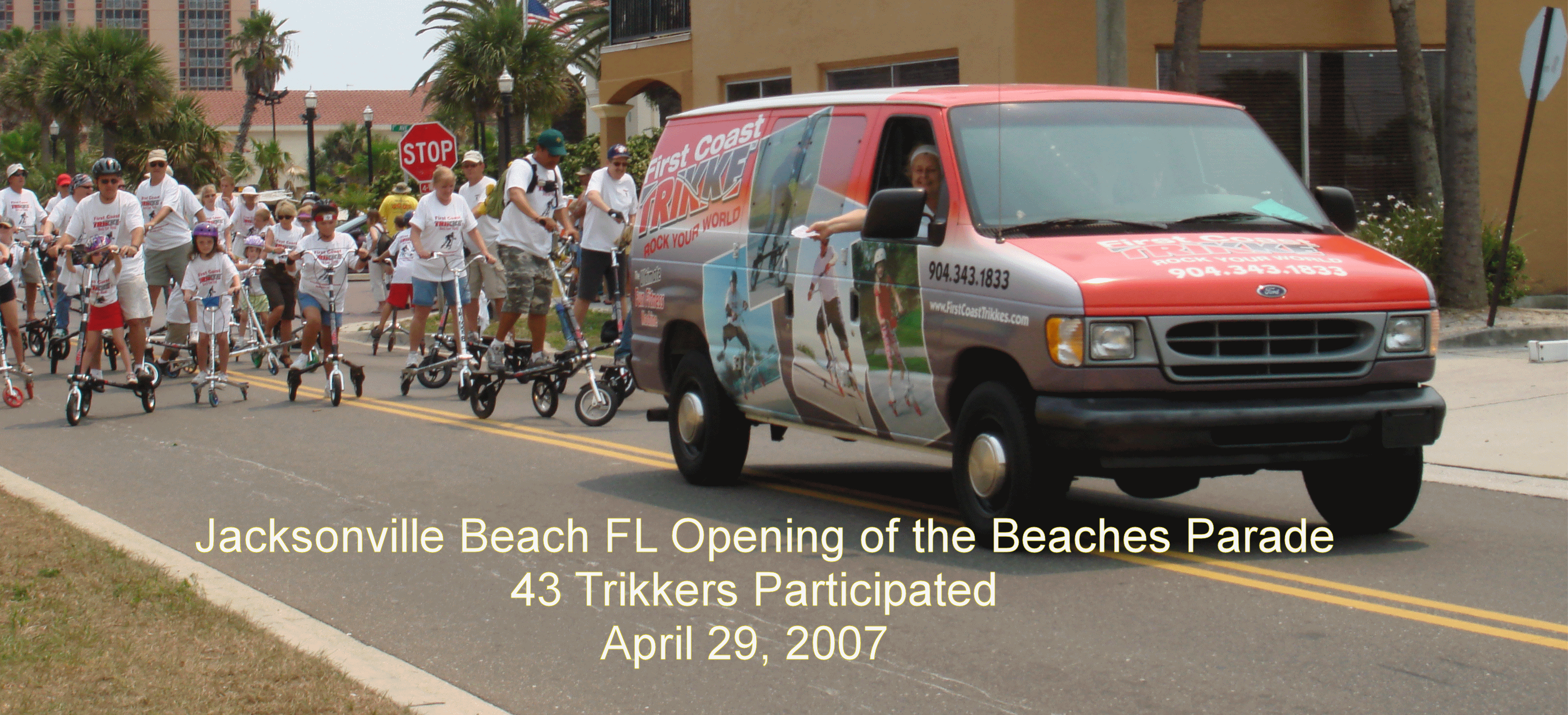 Opening of the Beaches Parade and Ride Jacksonville FL